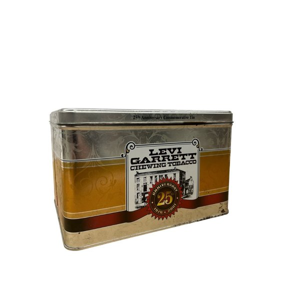 Vintage Levi Garrett Chewing Tobacco 25th Anniversary Commemorative Tin 2001